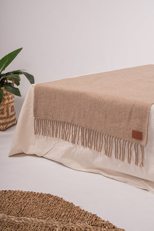 Pie de cama de llama y oveja