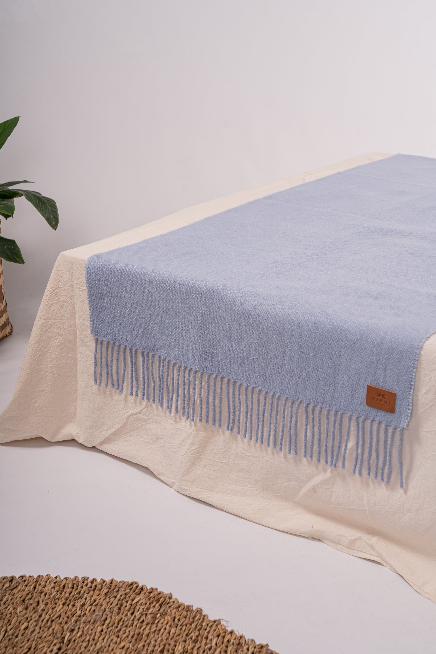 Pie de cama de llama y oveja