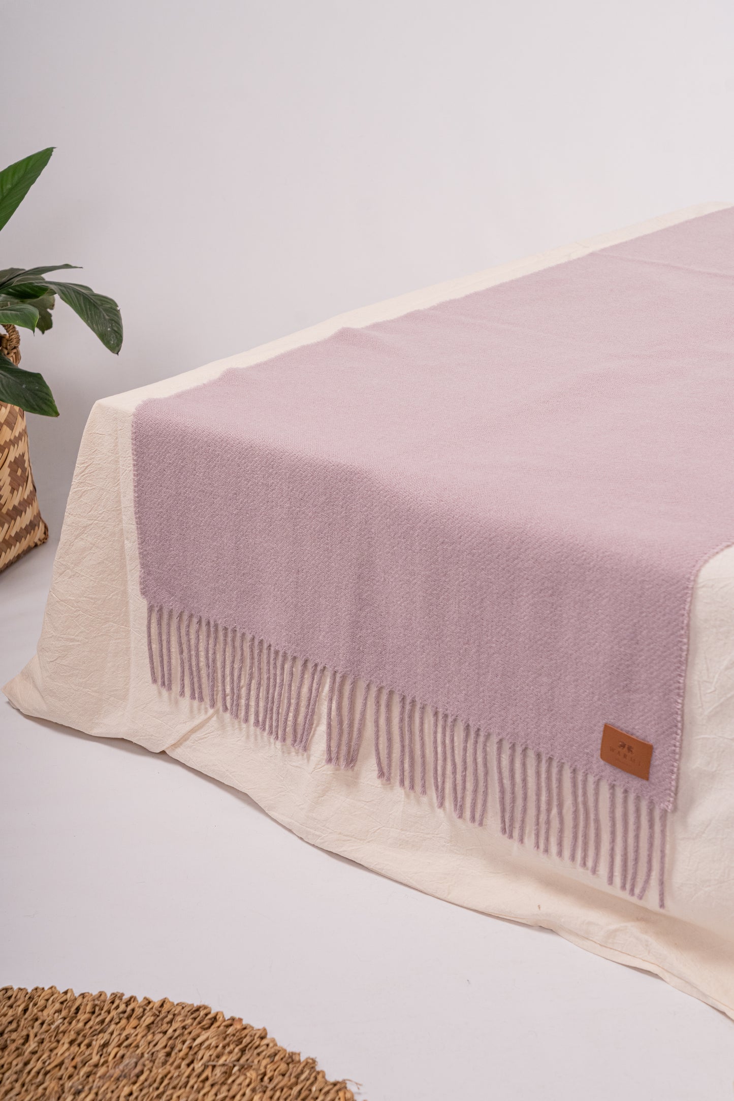 Pie de cama de llama y oveja