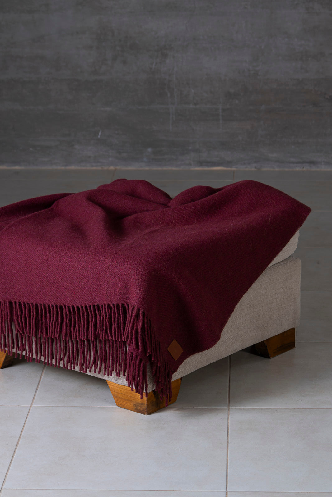 Pie de cama de llama y oveja