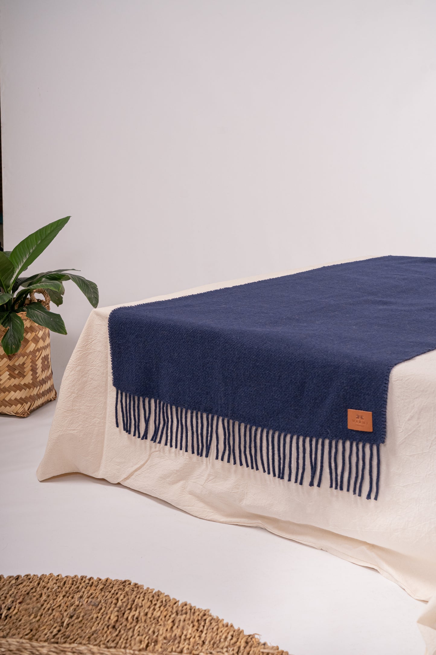 Pie de cama de llama y oveja