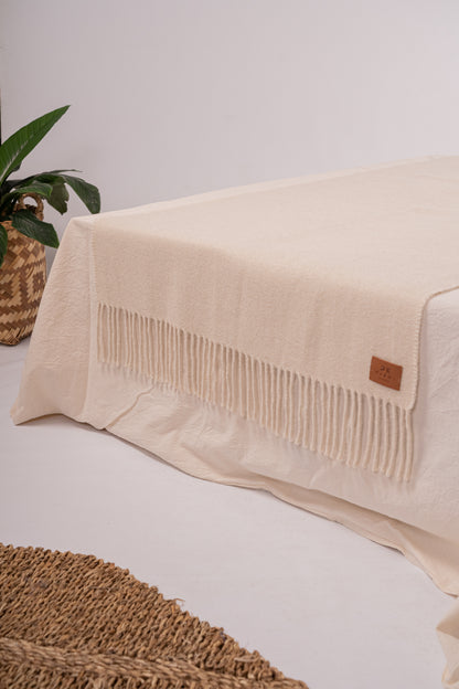 Pie de cama de llama y oveja