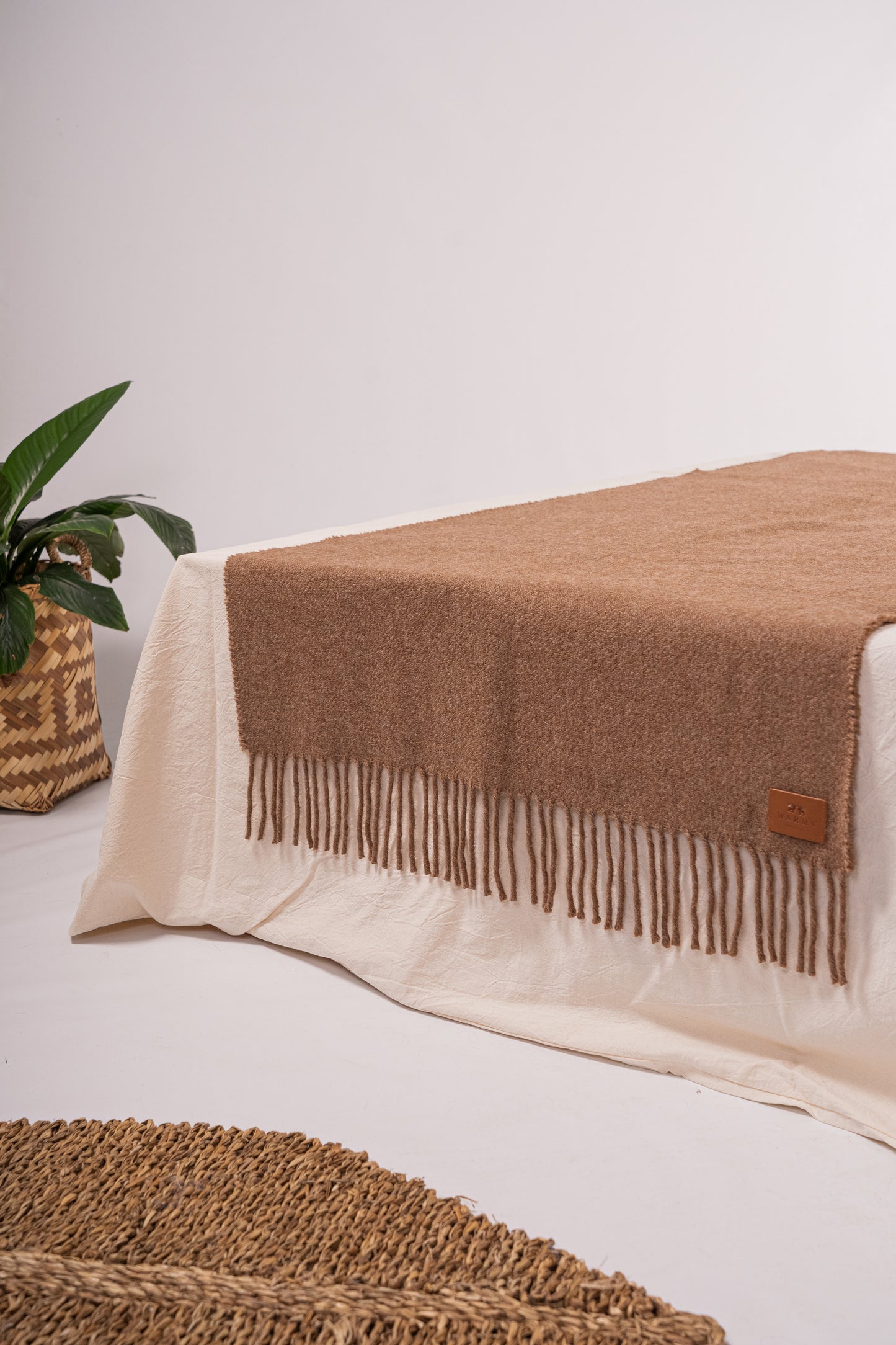 Pie de cama de llama y oveja