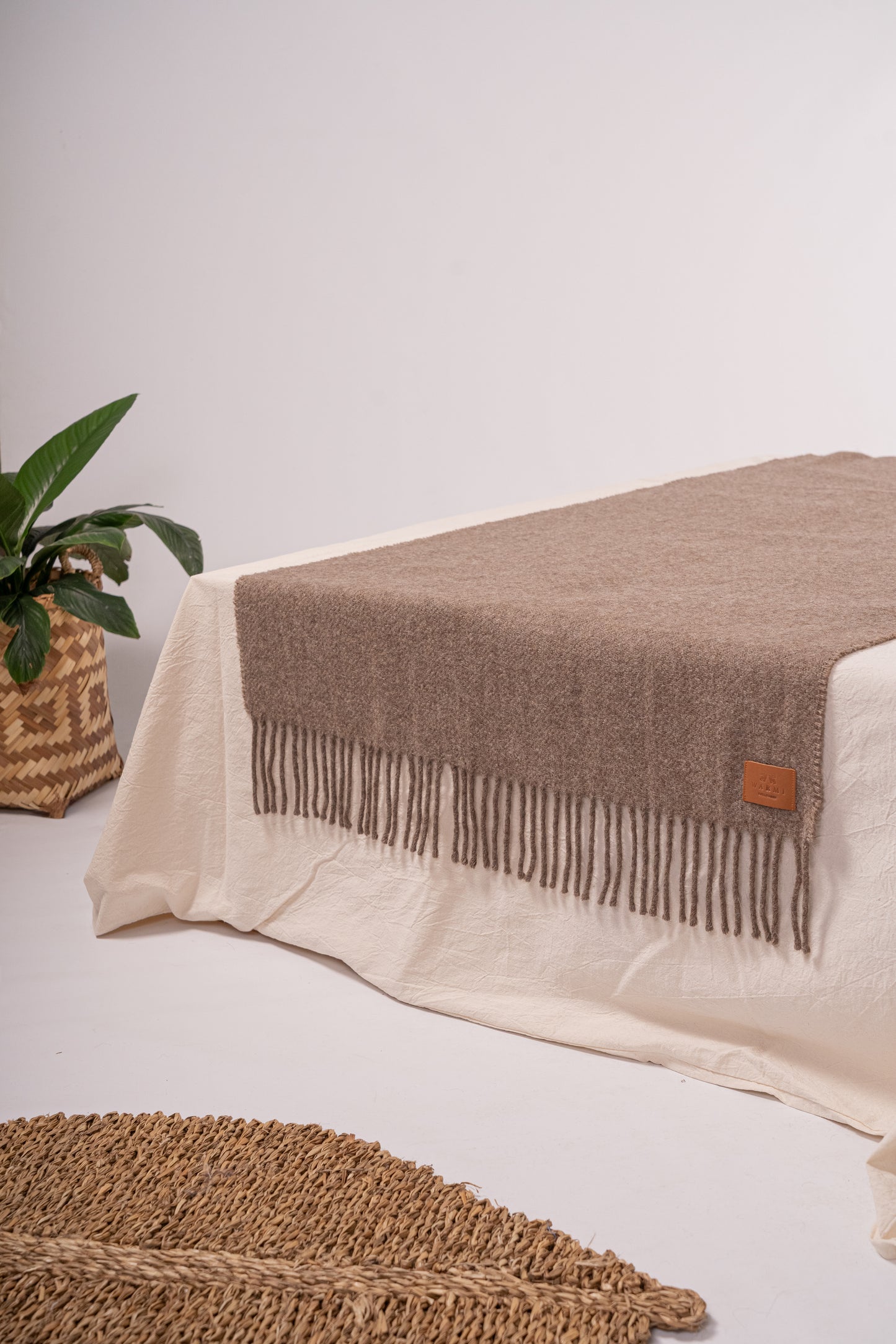 Pie de cama de llama y oveja